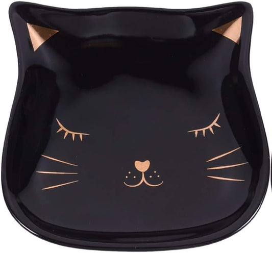 Black Cat Catch-all Trinket Dish