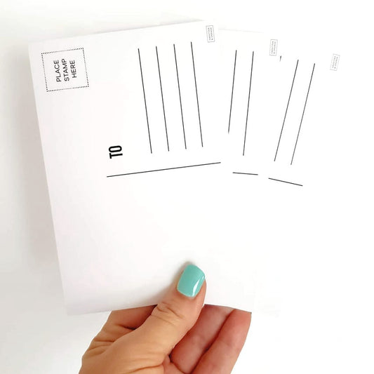 Blank Postcards for DIY, 3 count