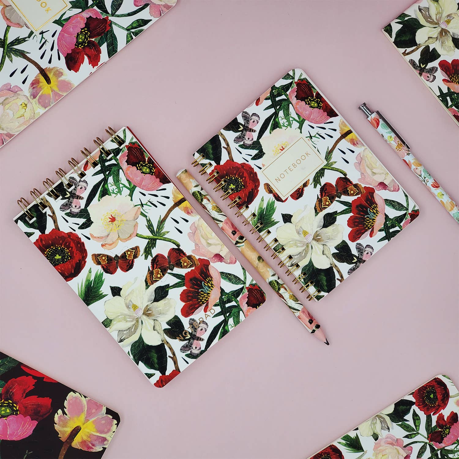 Peonies stationery collection 