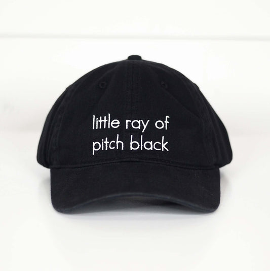 Little Ray of Pitch Black Sassy Cap for Women