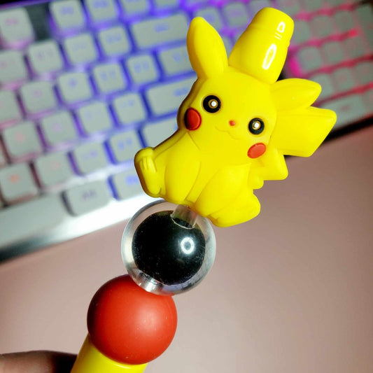 Pikachu Silicone Beaded Pen