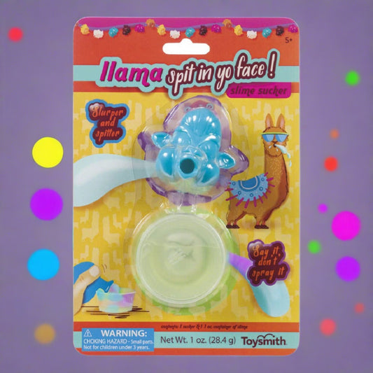 slime spitting llama gag gift toy for prankster