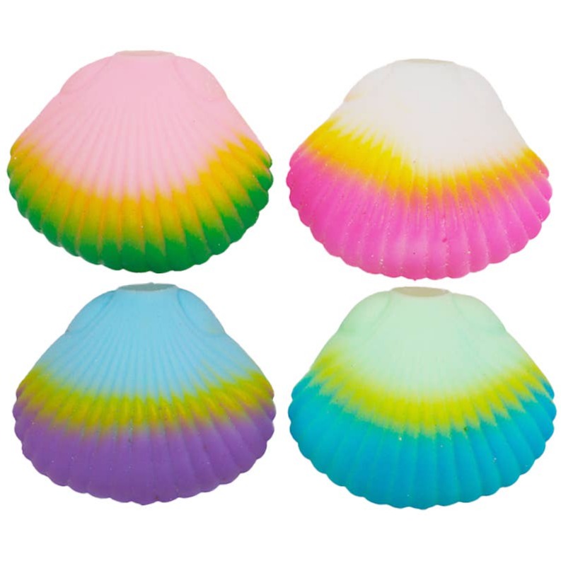 Squishy fidget Seashell toy for sensory kids and adults