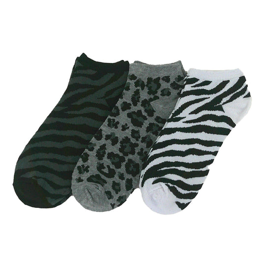 womens animal print ankle socks