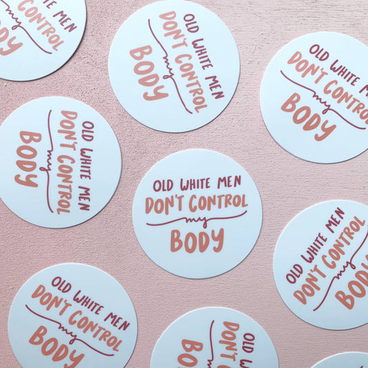 My Body Women's Rights Sticker Decal