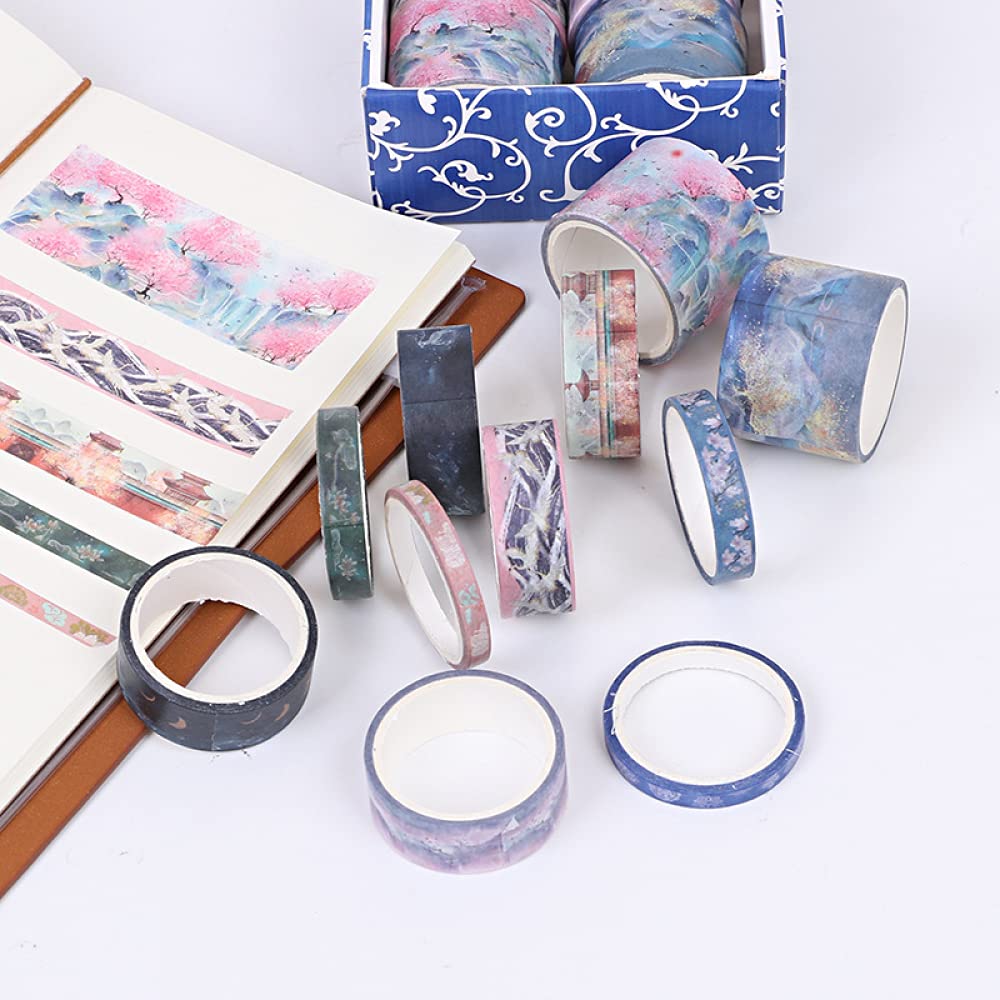 Art Inspired Watercolor Washi, 10 Piece Set