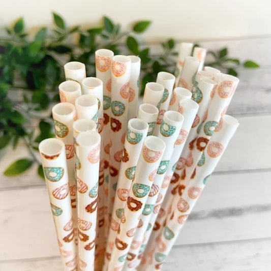 Donut Touch My Straw Reusable Straws