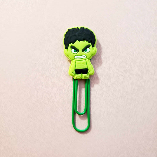 Character Paper Clip/Bookmark, Green