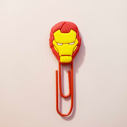 Character Paper Clip/Bookmark, Red & Gold