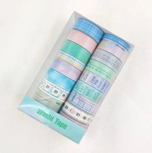 Planner and Scheduling Washi Tape, 18 Roll Set