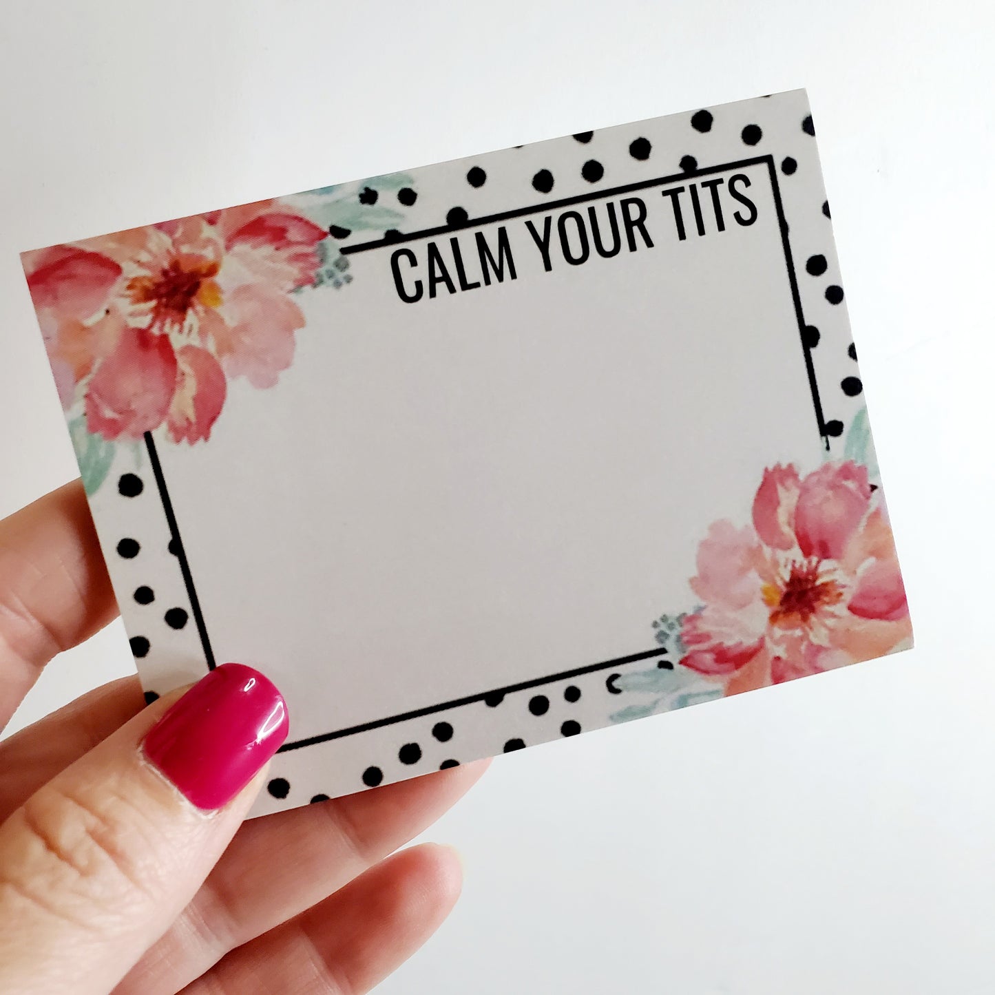 Calm Your T*ts Sticky Notes, 2 Pack