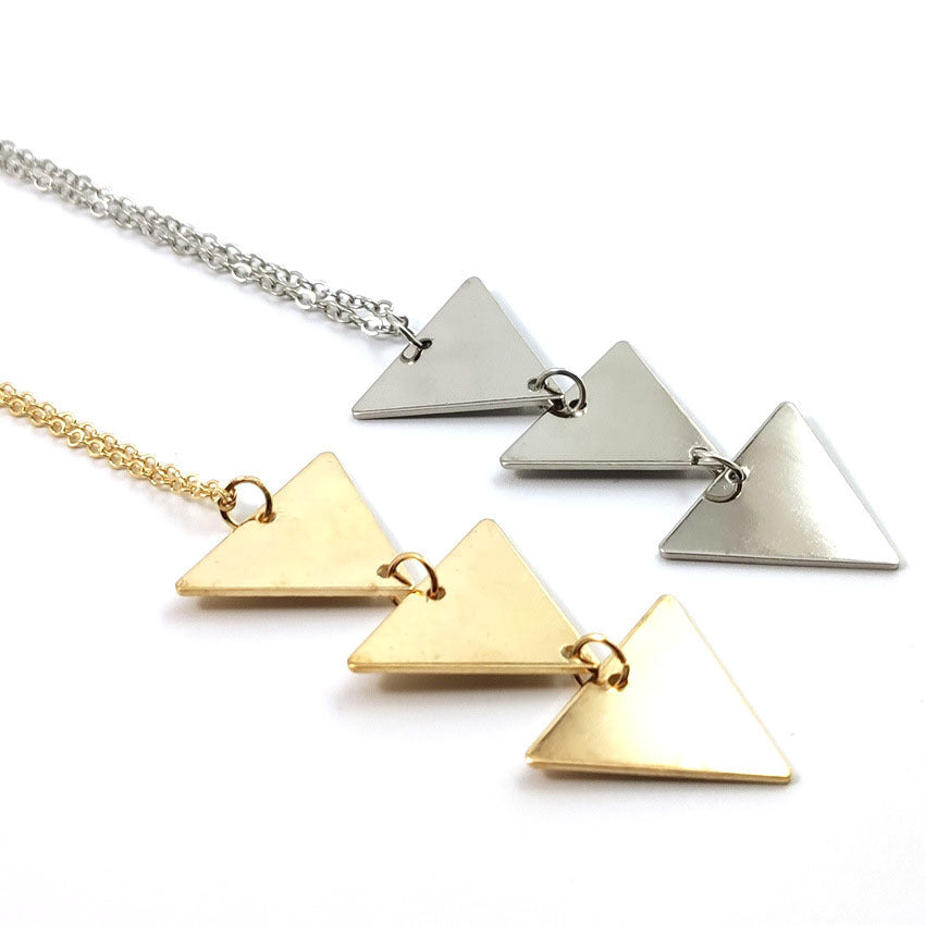 Classic Geometric Long Necklace