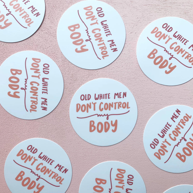My Body Women's Rights Sticker Decal
